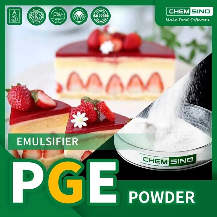 Food Additives Emulsifiers E475 Polyglycerol Esters Of Fatty Acids PGE Emulsifier