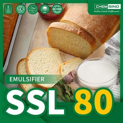 効果的な生地コンディショナーとしてのステアロイル乳酸ナトリウム SSL80%