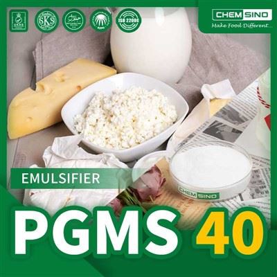 乳製品の味と食感の向上におけるプロピレングリコールエステルPGMS40パーセントの役割