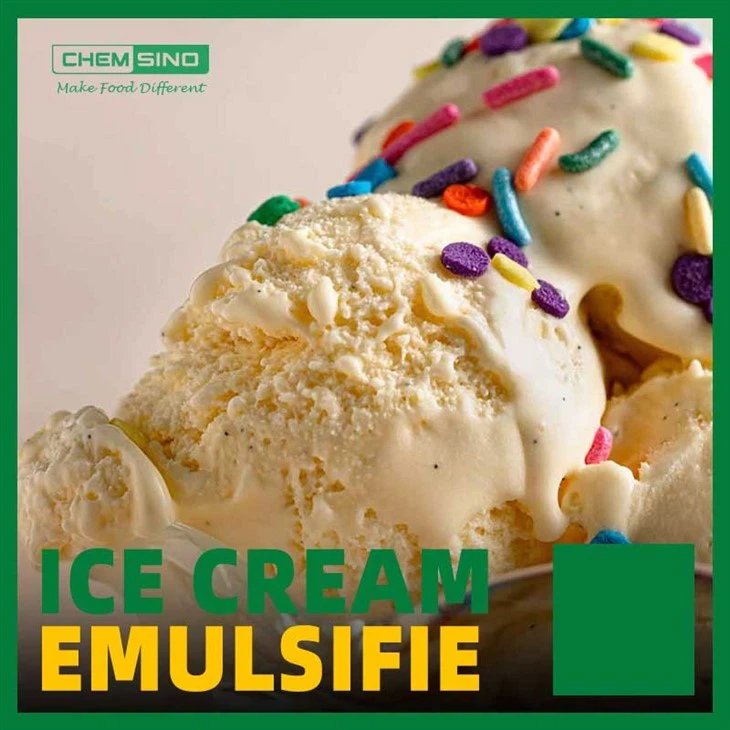 Premium Ice Cream Emulsifier in Ice Cream